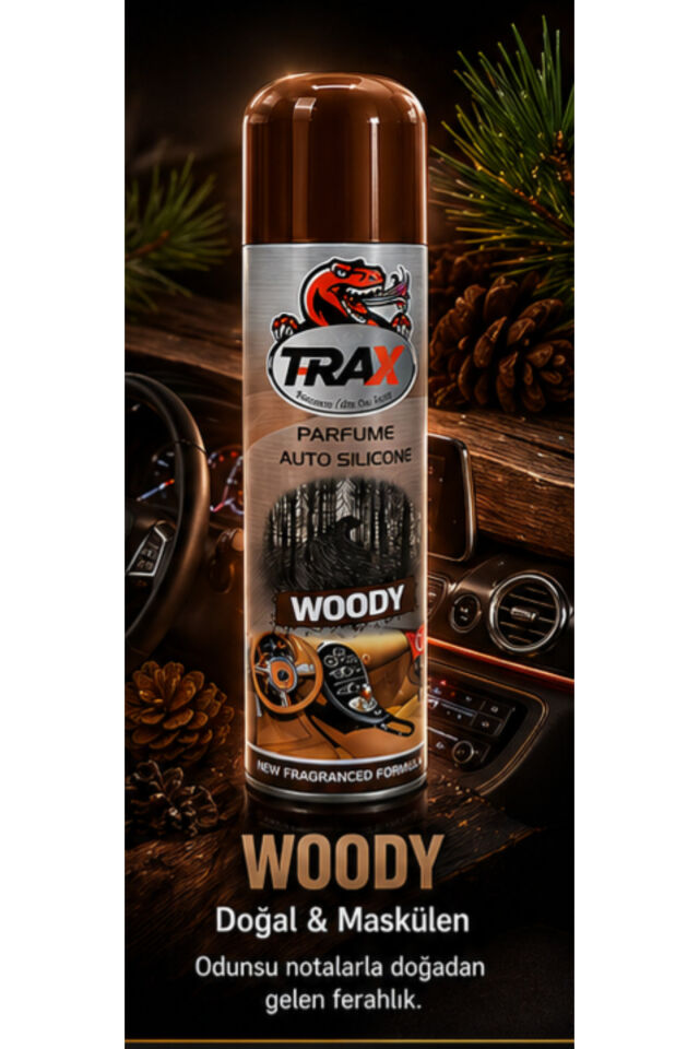 PARFÜMLÜ TORPİDO BAKIM VE PARLATICI SPREY WOODY