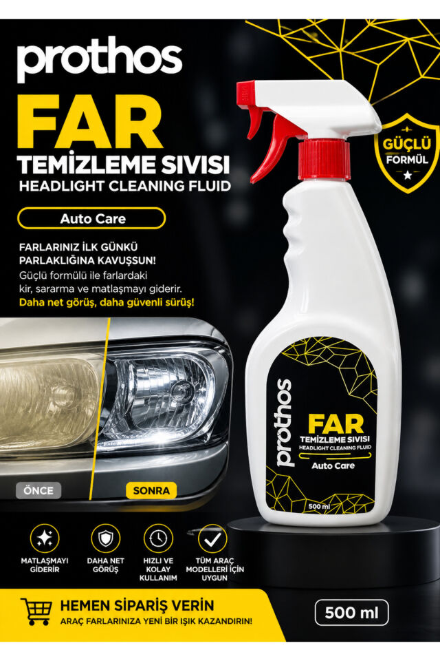 Far Temizleme Sıvısı 500 ML.