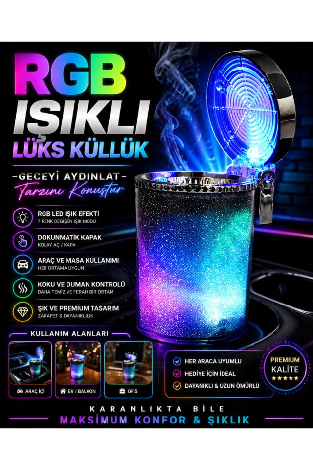 RGB IŞIKLI LÜKS KÜLLÜK
