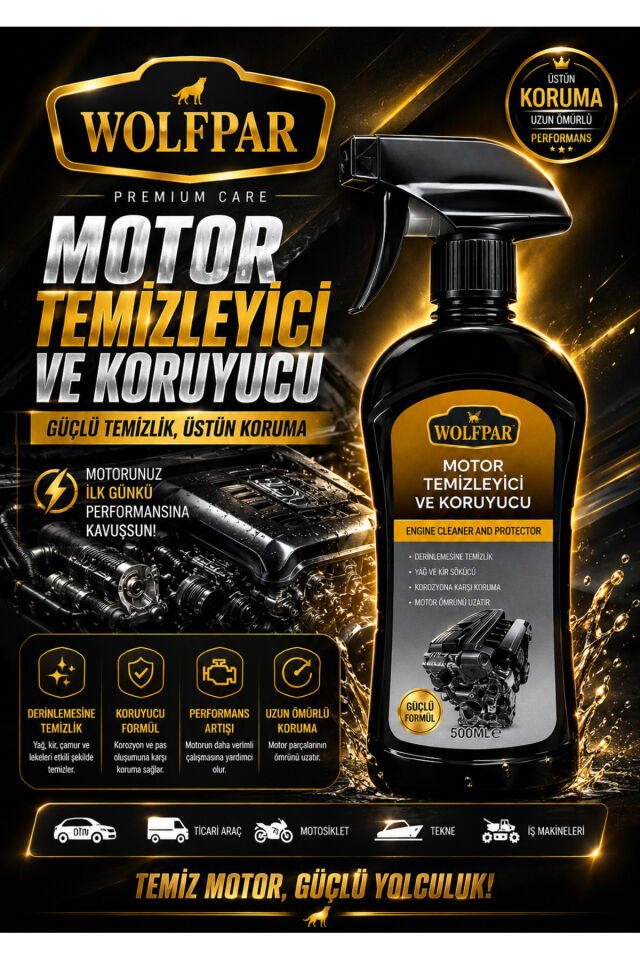 Motor Temizleyici ve Koruyucu