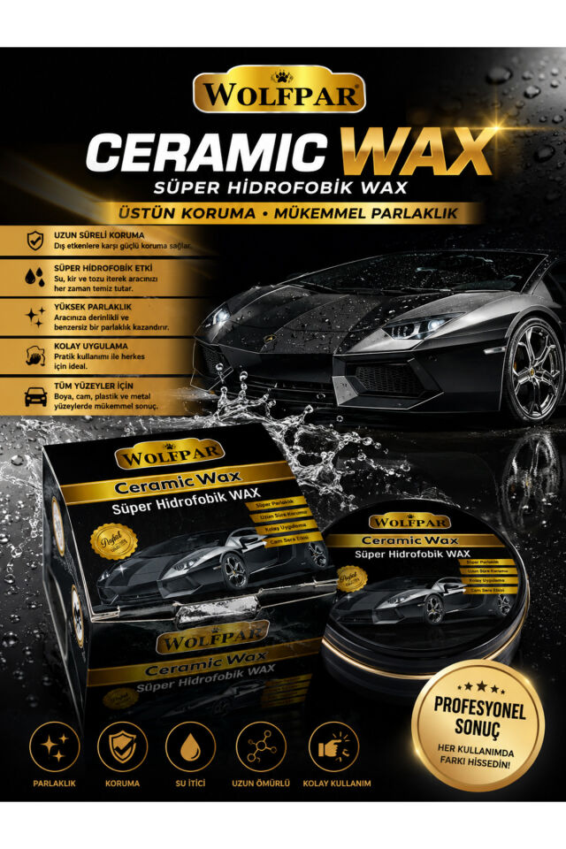 Ceramic Wax Süper Hidrofobik Wax