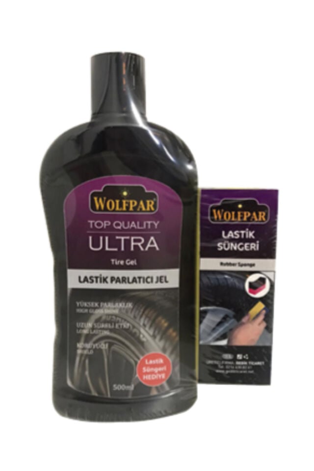 Ultra Lastik Parlatıcı Jel + Lastik Süngeri Hediyeli