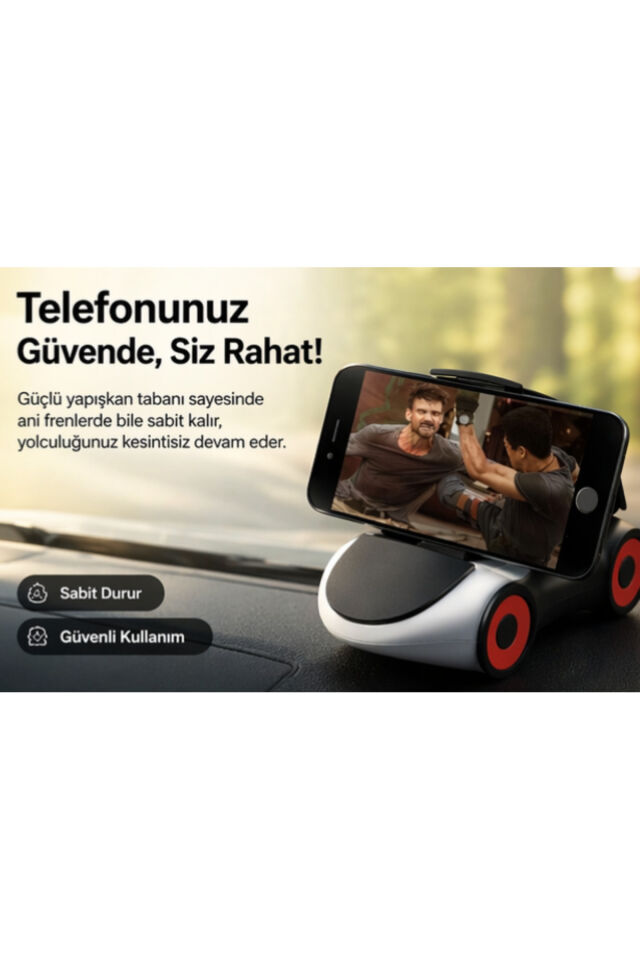Araba Tasarımlı Telefon Tutucu