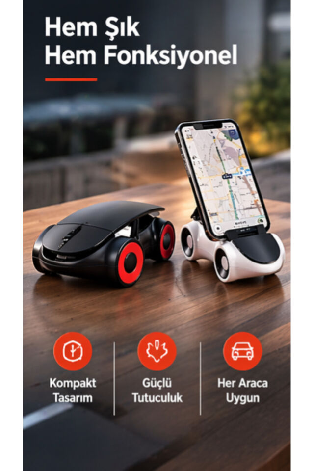Araba Tasarımlı Telefon Tutucu