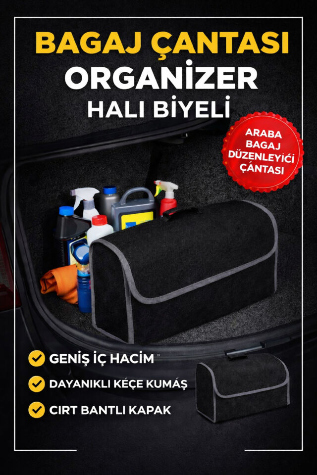 BAGAJ ÇANTASI ORGANİZER HALI BİYELİ