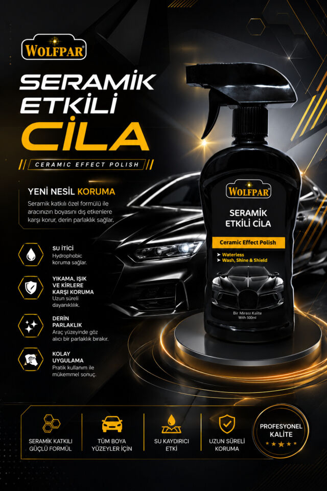  Seramik Etkili Cila