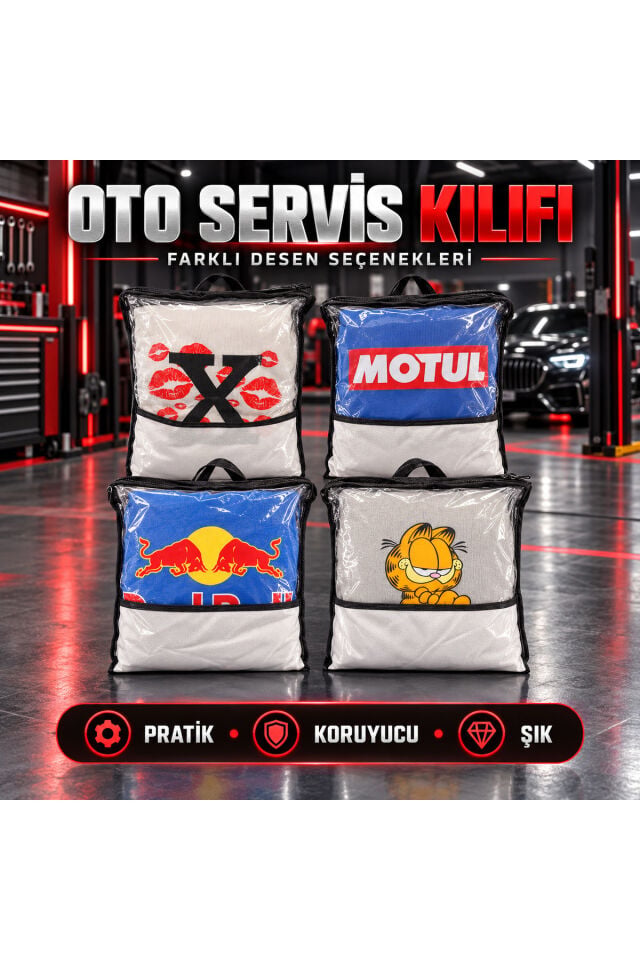 Oto Servis Kılıfı – Araç Koltuğu Koruma Örtüsü, Farklı Desen Seçenekleri