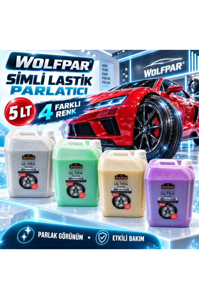 SİMLİ LASTİK PARLATICI JEL GÜMÜŞ