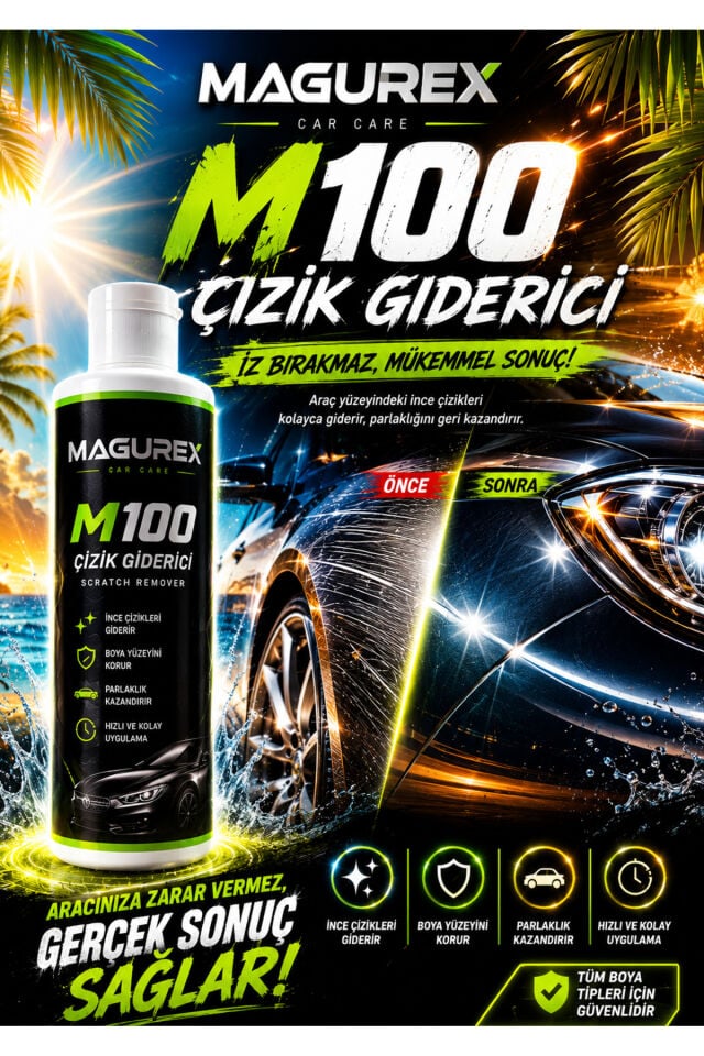  M100 Çizik Giderici – Profesyonel Çizik Giderme ve Parlaklık Yenileme Çözümü